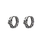 3D Rose Stainless Steel Earrings - 3D Rose Stainless Steel Earrings - Set by CRUXJEWELRY