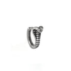 White CZ Eyed Serpent 3D Stainless Steel Stainless Steel - White CZ Eyed Serpent 3D Stainless Steel Stainless Steel - Single by CRUXJEWELRY