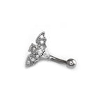 Bat CZ Externally Threaded Stainless Steel EyeBrow Studs - Bat CZ Externally Threaded Stainless Steel EyeBrow Studs - Default Title by CRUXJEWELRY