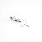 Mirror-Finish Cross Stainless Steel Earrings - Mirror-Finish Cross Stainless Steel Earrings - Single by CRUXJEWELRY