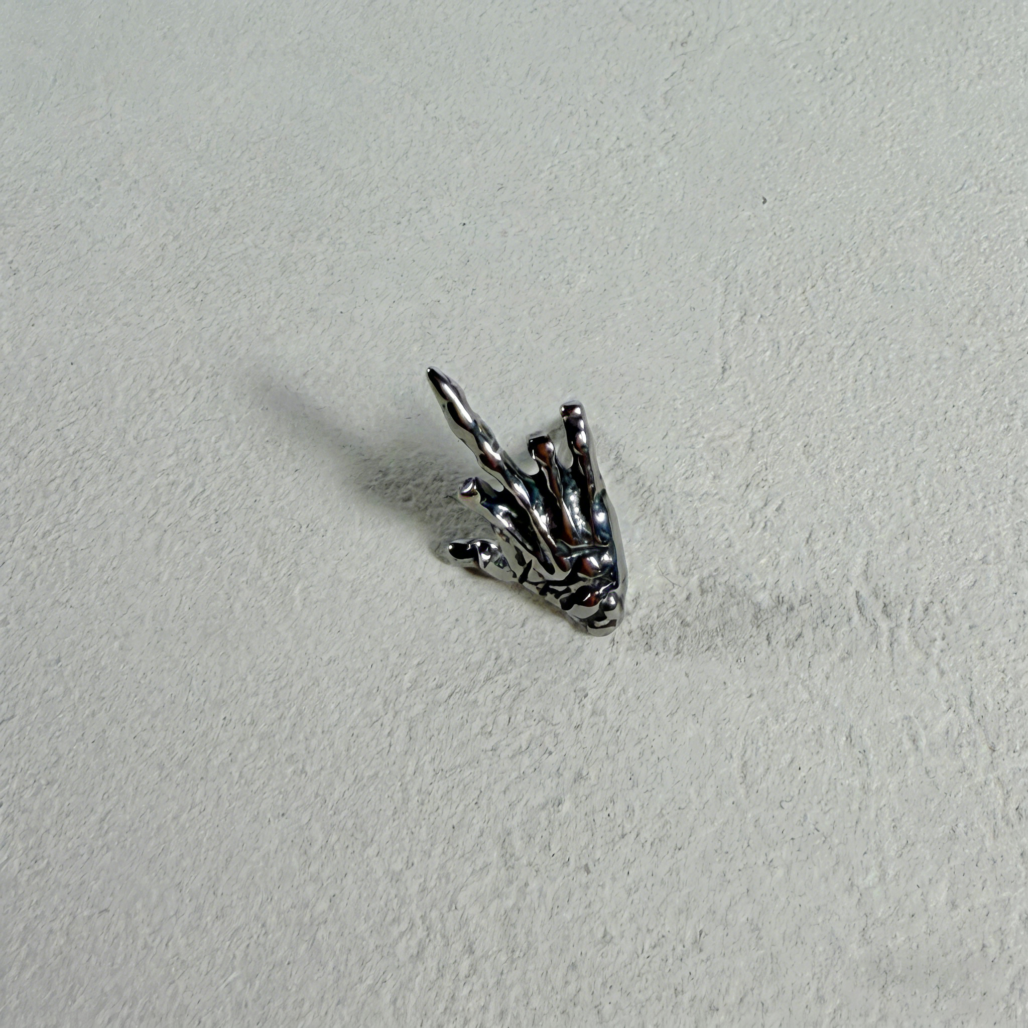 Heavy Metal Skeleton Ear Stack | Rock Hand, Tentacle & Spiked Skull Earrings Set