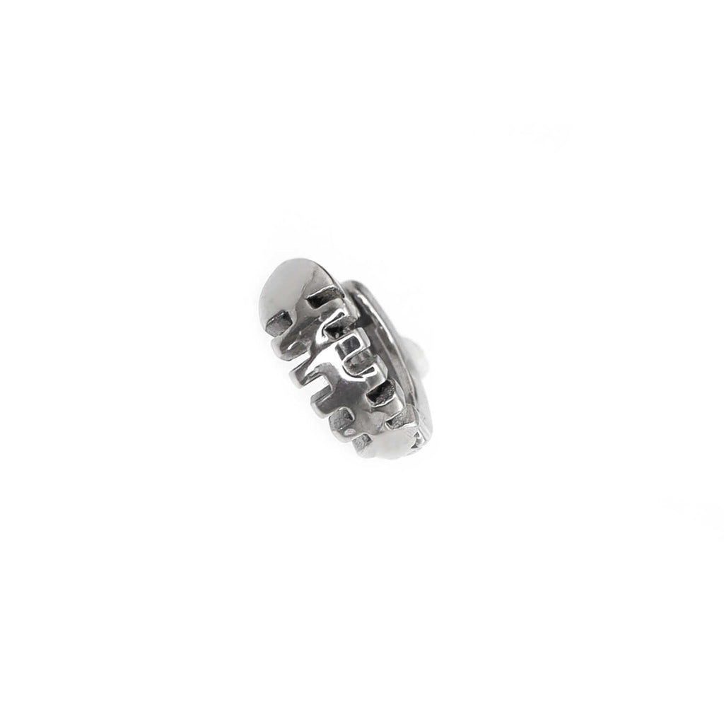 Fishbone Stainless Steel Earrings - Fishbone Stainless Steel Earrings - Single by CRUXJEWELRY