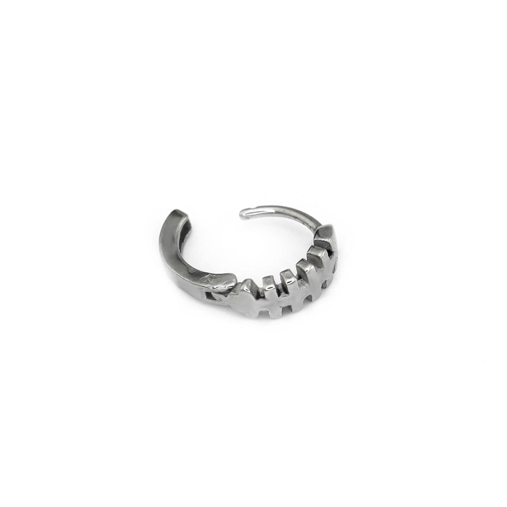 Fishbone Stainless Steel Earrings - Fishbone Stainless Steel Earrings - Single by CRUXJEWELRY