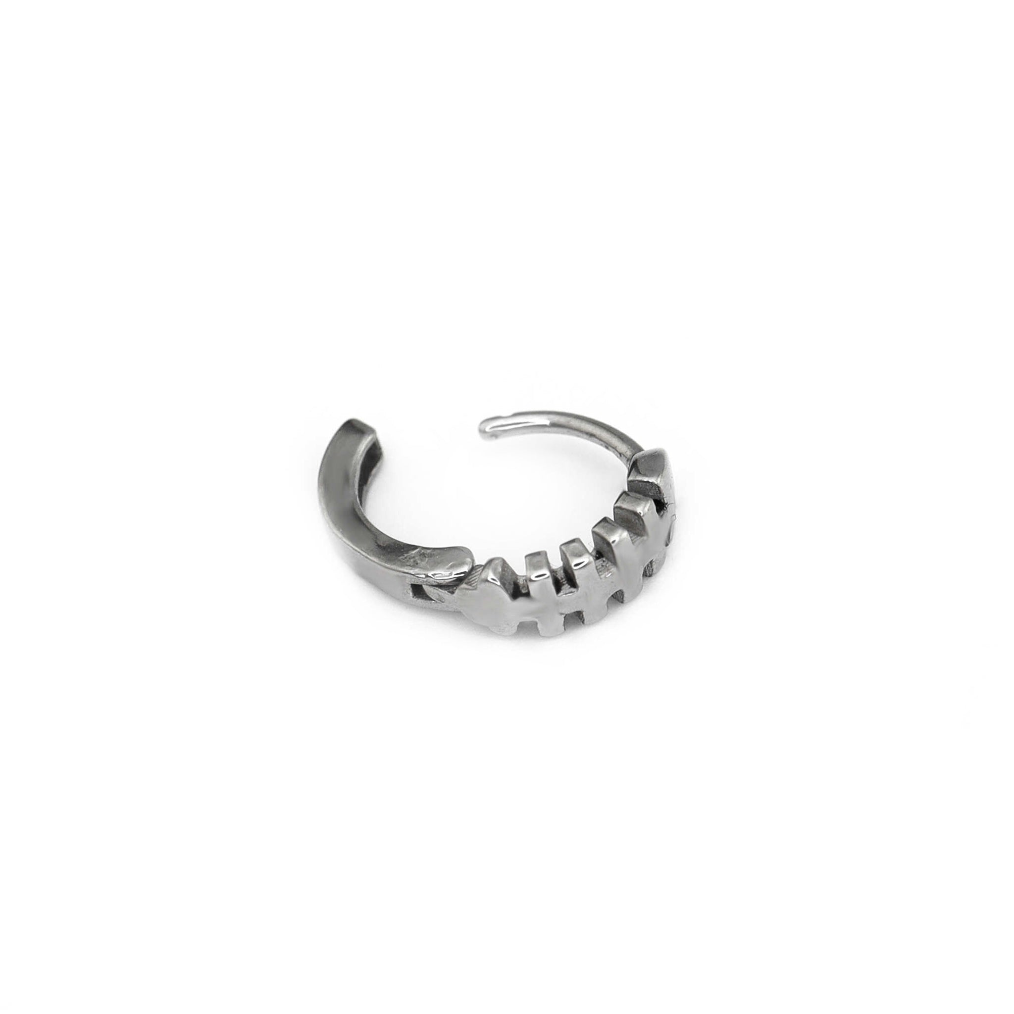 Fishbone Stainless Steel Earrings - Fishbone Stainless Steel Earrings - Single by CRUXJEWELRY