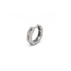 Openwork Hexagon Cross Stainless Steel Earrings - Openwork Hexagon Cross Stainless Steel Earrings - Single by CRUXJEWELRY
