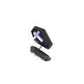 CRUX - MOP Cross Coffin Ear Studs - CRUX - MOP Cross Coffin Ear Studs - Single / 0.8mm/20G by CRUXJEWELRY