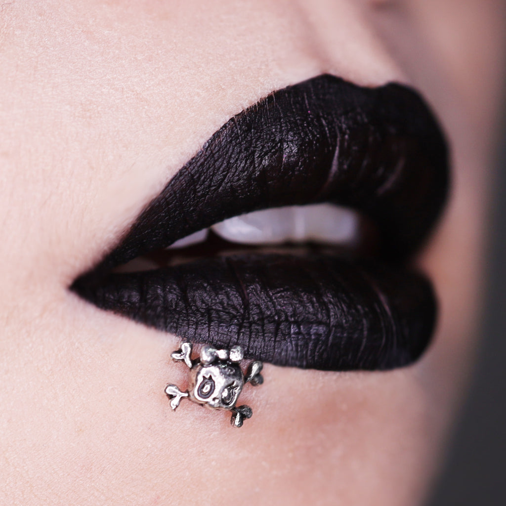CRUX - Skull Bow Internally Threaded stainless steel Studs - CRUX - Skull Bow Internally Threaded stainless steel Studs - 6mm by CRUXJEWELRY