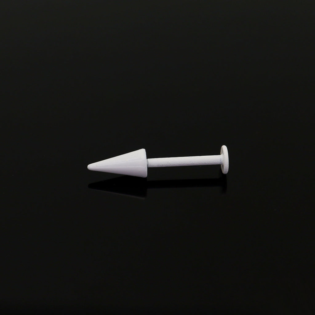 Spike Externally Threaded Stainless Steel Ear Studs - Spike Externally Threaded Stainless Steel Ear Studs - 6mm by CRUXJEWELRY