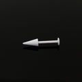 Spike Externally Threaded Stainless Steel Ear Studs - Spike Externally Threaded Stainless Steel Ear Studs - 6mm by CRUXJEWELRY