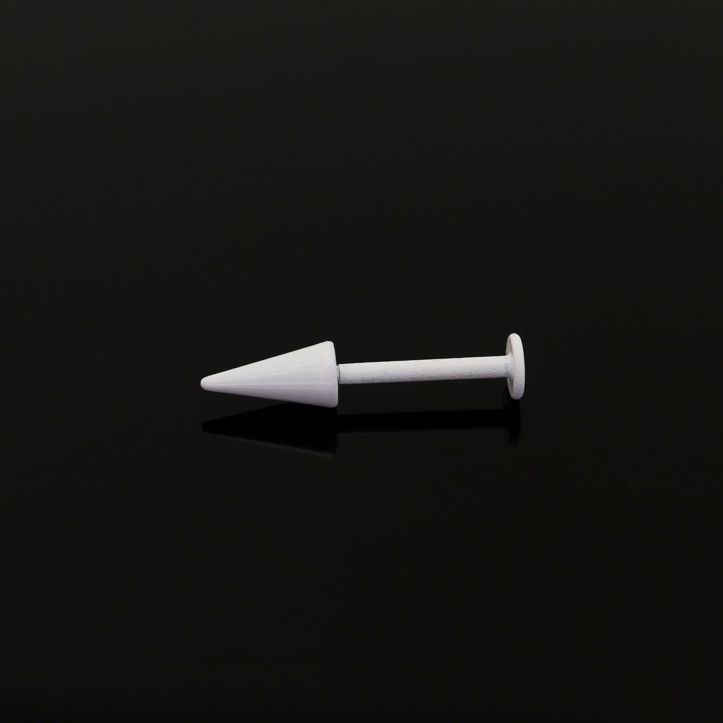 Spike Externally Threaded Stainless Steel Ear Studs - Spike Externally Threaded Stainless Steel Ear Studs - 6mm by CRUXJEWELRY