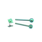Kyoto Limited - Alt-text Titanium Tongue Ring - Kyoto Limited - Alt-text Titanium Tongue Ring - 殺 / 10mm by CRUXJEWELRY
