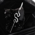 Single Ear Engraved Snake Stainless steel Ear Climber - Single Ear Engraved Snake Stainless steel Ear Climber - Default Title by CRUXJEWELRY