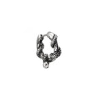 3D Vintage Twisted Serpent Stainless Steel Earrings - 3D Vintage Twisted Serpent Stainless Steel Earrings - Single by CRUXJEWELRY