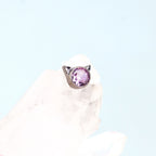 Mini CZ Cat Internally Threaded Titanium Studs - Mini CZ Cat Internally Threaded Titanium Studs - White / 5mm by CRUXJEWELRY