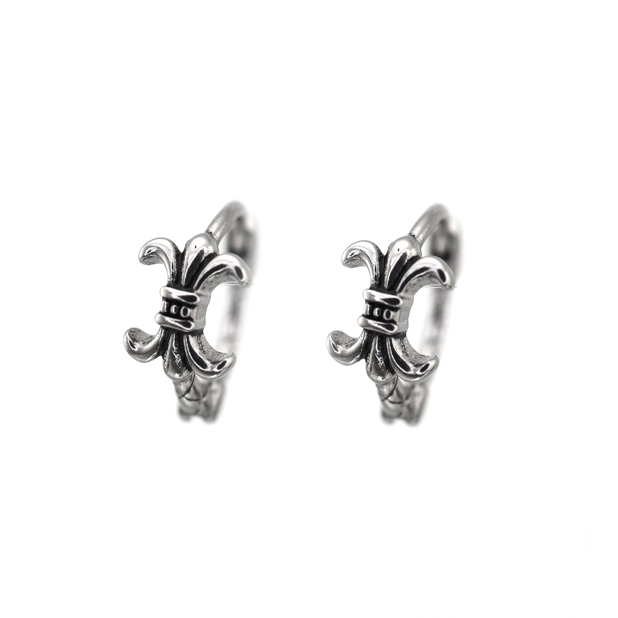 Vintage Anchor & Cross Stainless steel Earrings - Vintage Anchor & Cross Stainless steel Earrings - Set by CRUXJEWELRY