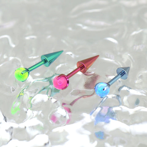 Clous de cartilage en titane à filetage interne Opal Demon Spike 