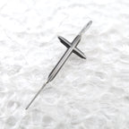 Punk Ear Cross Stainless steel Ear Climber - Punk Ear Cross Stainless steel Ear Climber - Default Title by CRUXJEWELRY