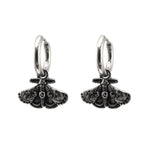 Gothic Moth Insect Pendant Stainless Steel Earrings - Gothic Moth Insect Pendant Stainless Steel Earrings - Set by CRUXJEWELRY