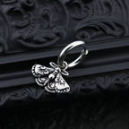 Gothic Moth Insect Pendant Stainless Steel Earrings - Gothic Moth Insect Pendant Stainless Steel Earrings - Single by CRUXJEWELRY