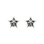 Oil Slick Pentagram Internally Threaded Stainless steel Studs - Oil Slick Pentagram Internally Threaded Stainless steel Studs - 6mm by CRUXJEWELRY