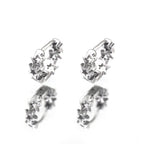 Vintage Openwork Pentagram Stainless Steel Earrings - product image 2