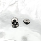 "Shut Up" Skull Stainless steel Ear Studs - "Shut Up" Skull Stainless steel Ear Studs - Default Title by CRUXJEWELRY