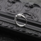 Vintage Engraved Dragon Stainless steel Earrings - Vintage Engraved Dragon Stainless steel Earrings - Single by CRUXJEWELRY
