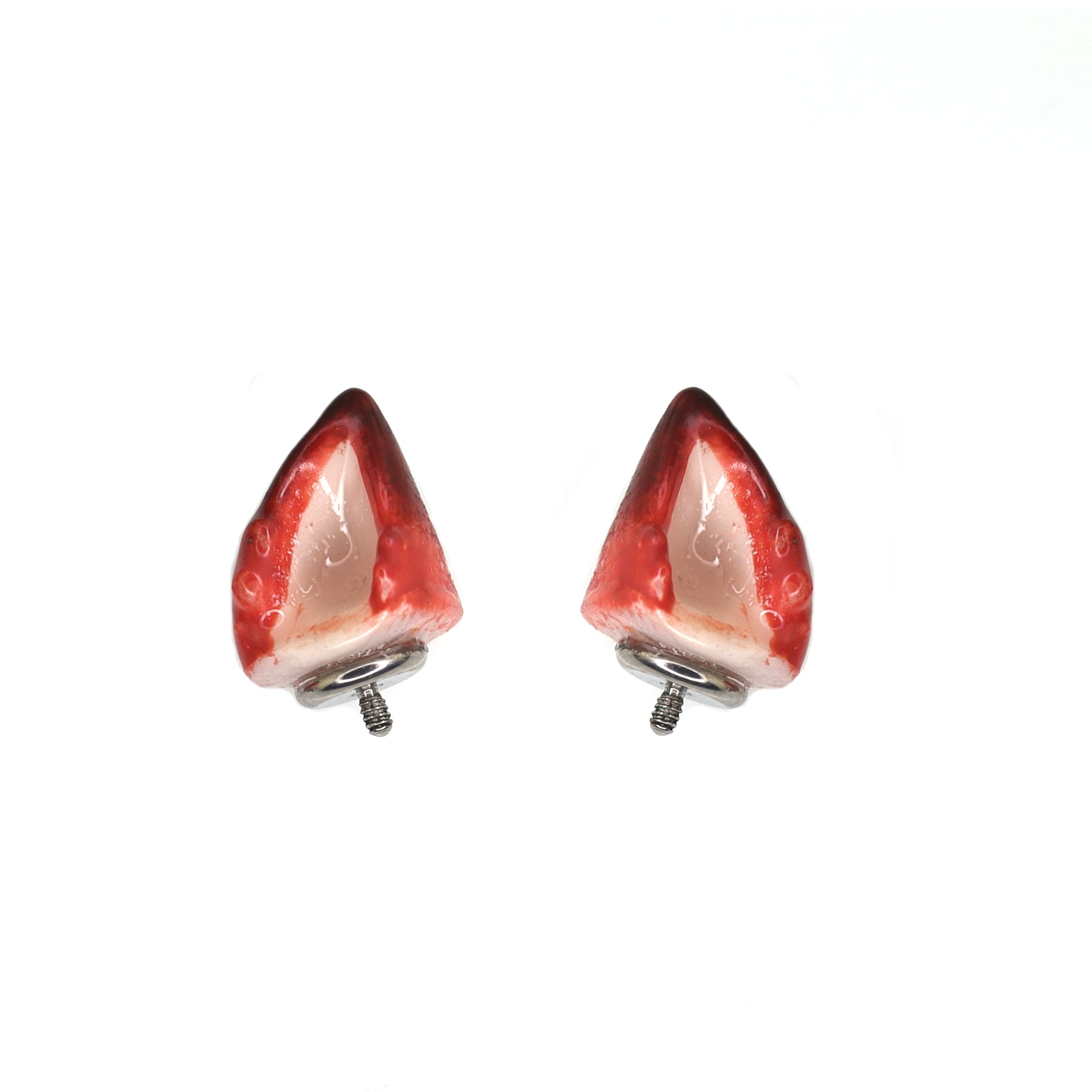 Bunny & Fox Internally Threaded Titanium Helix Couple Earrings - Bunny & Fox Internally Threaded Titanium Helix Couple Earrings - Judy / Default-6mm by CRUXJEWELRY