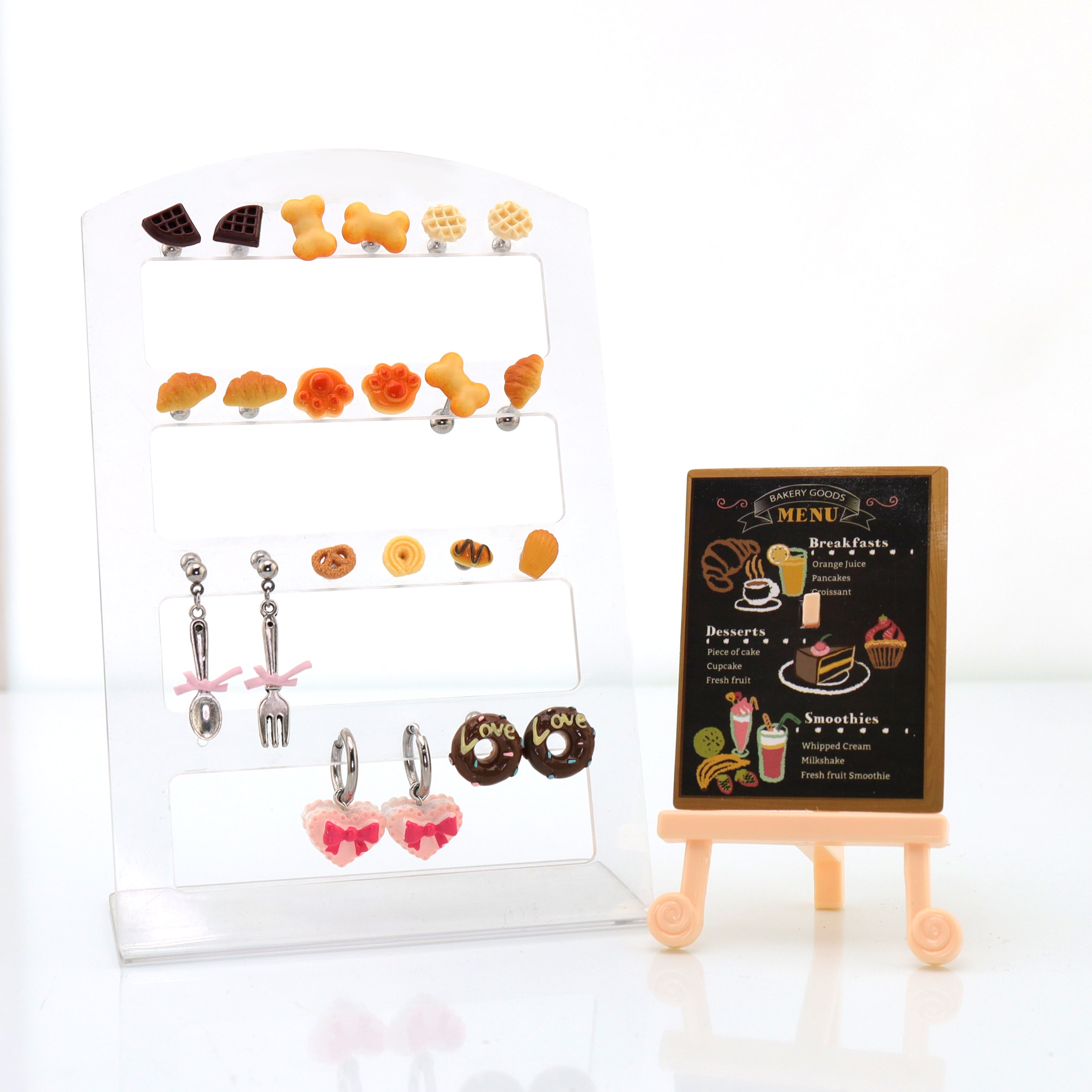Star Baker Earring Collection - Star Baker Earring Collection - Pair of Cake by CRUXJEWELRY