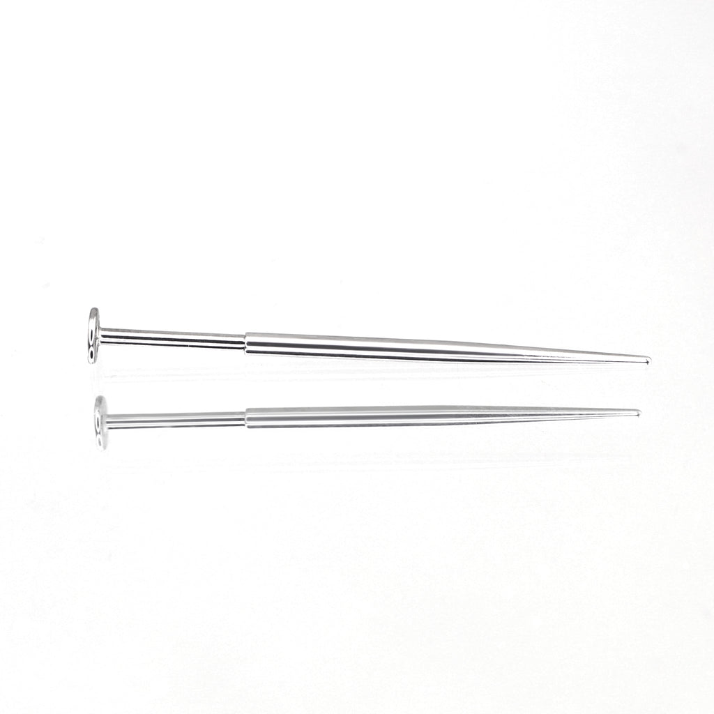3PCS Stainless Steel Externally Threaded Piercing Guide Needle - 3PCS Stainless Steel Externally Threaded Piercing Guide Needle - Lip Stud 3PCS by CRUXJEWELRY