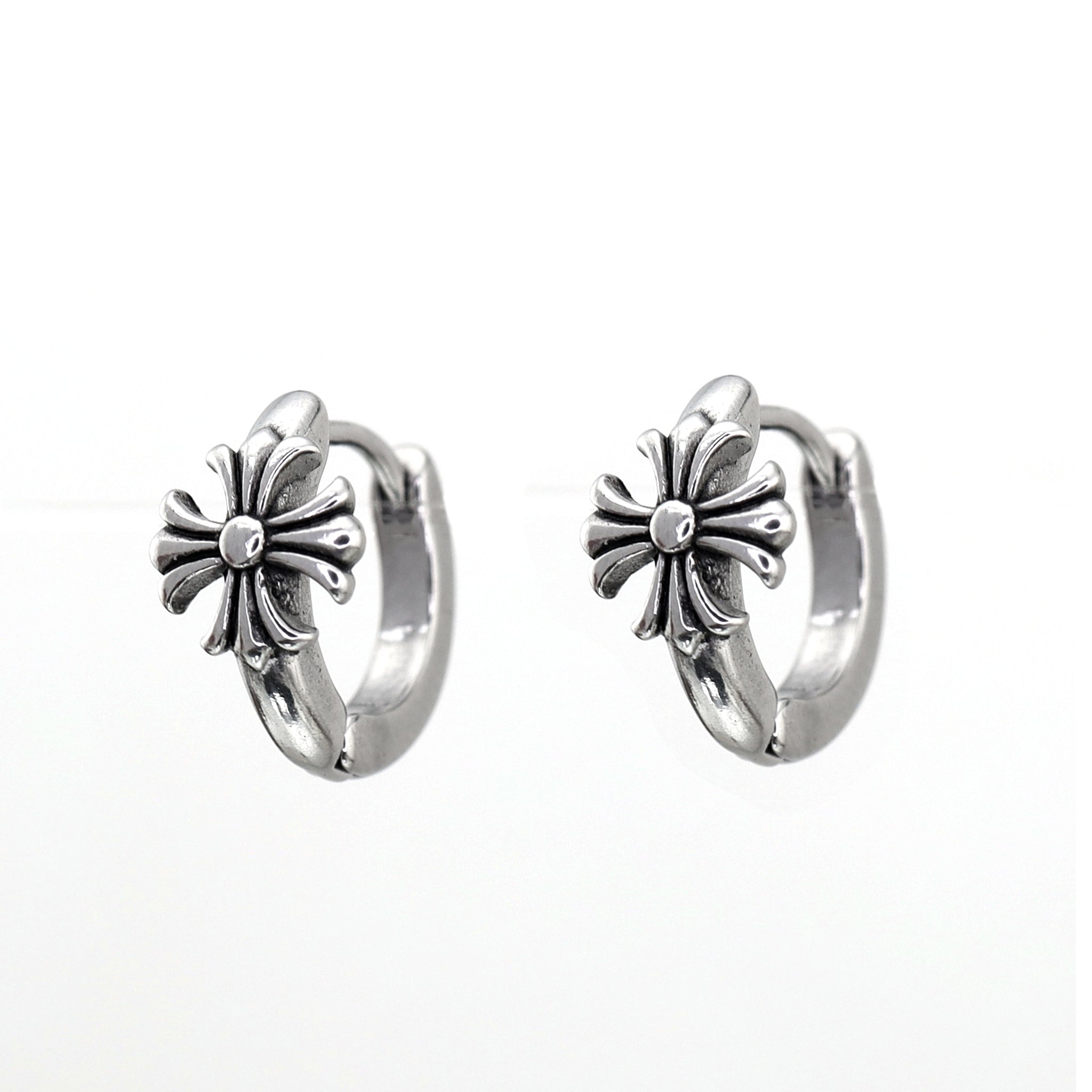 Vintage Cross stainless steel Earrings - Vintage Cross stainless steel Earrings - Single by CRUXJEWELRY