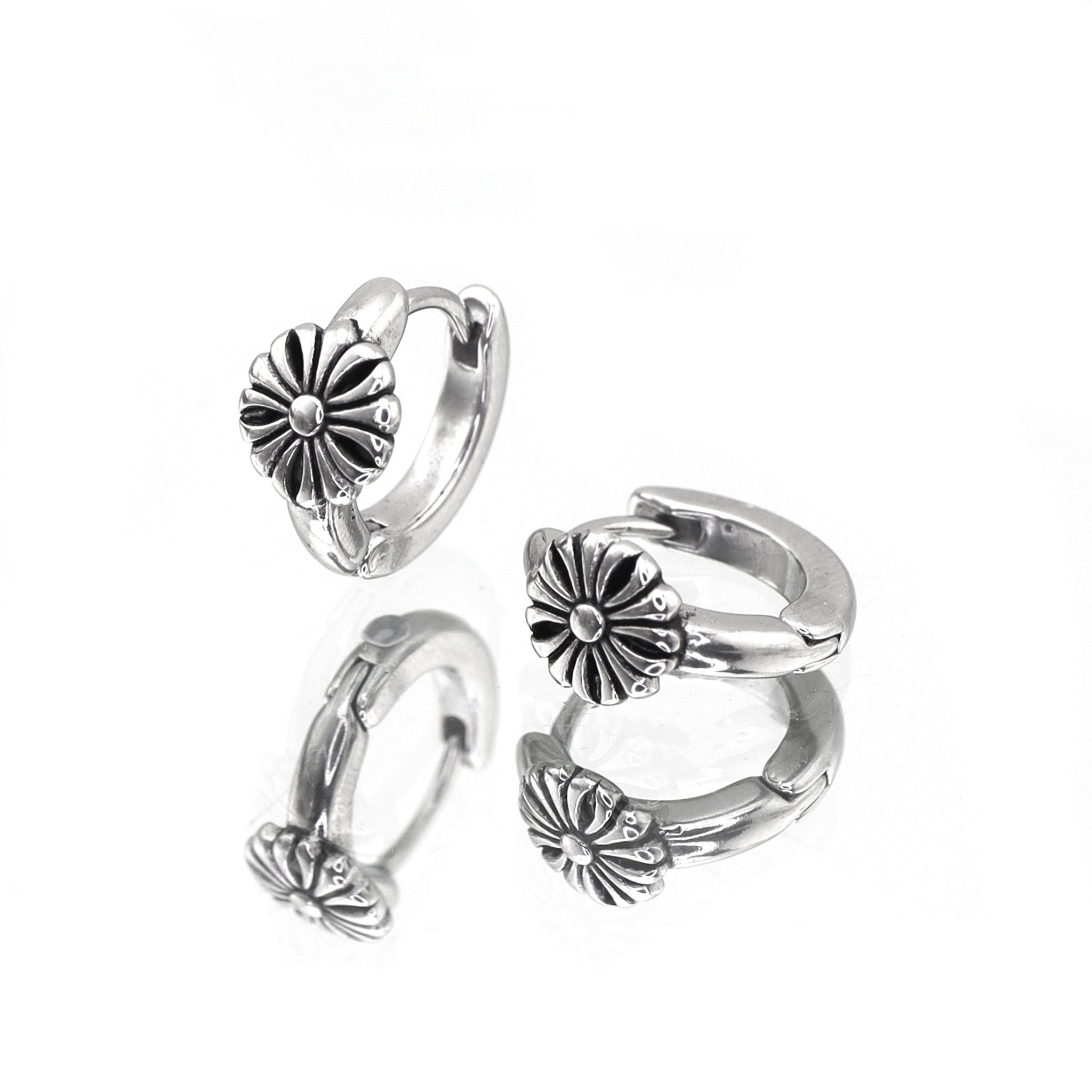 Vintage Sunflower stainless steel Earrings - Vintage Sunflower stainless steel Earrings - Single by CRUXJEWELRY
