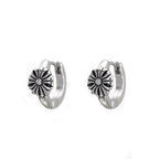 Vintage Sunflower stainless steel Earrings - Vintage Sunflower stainless steel Earrings - Set by CRUXJEWELRY