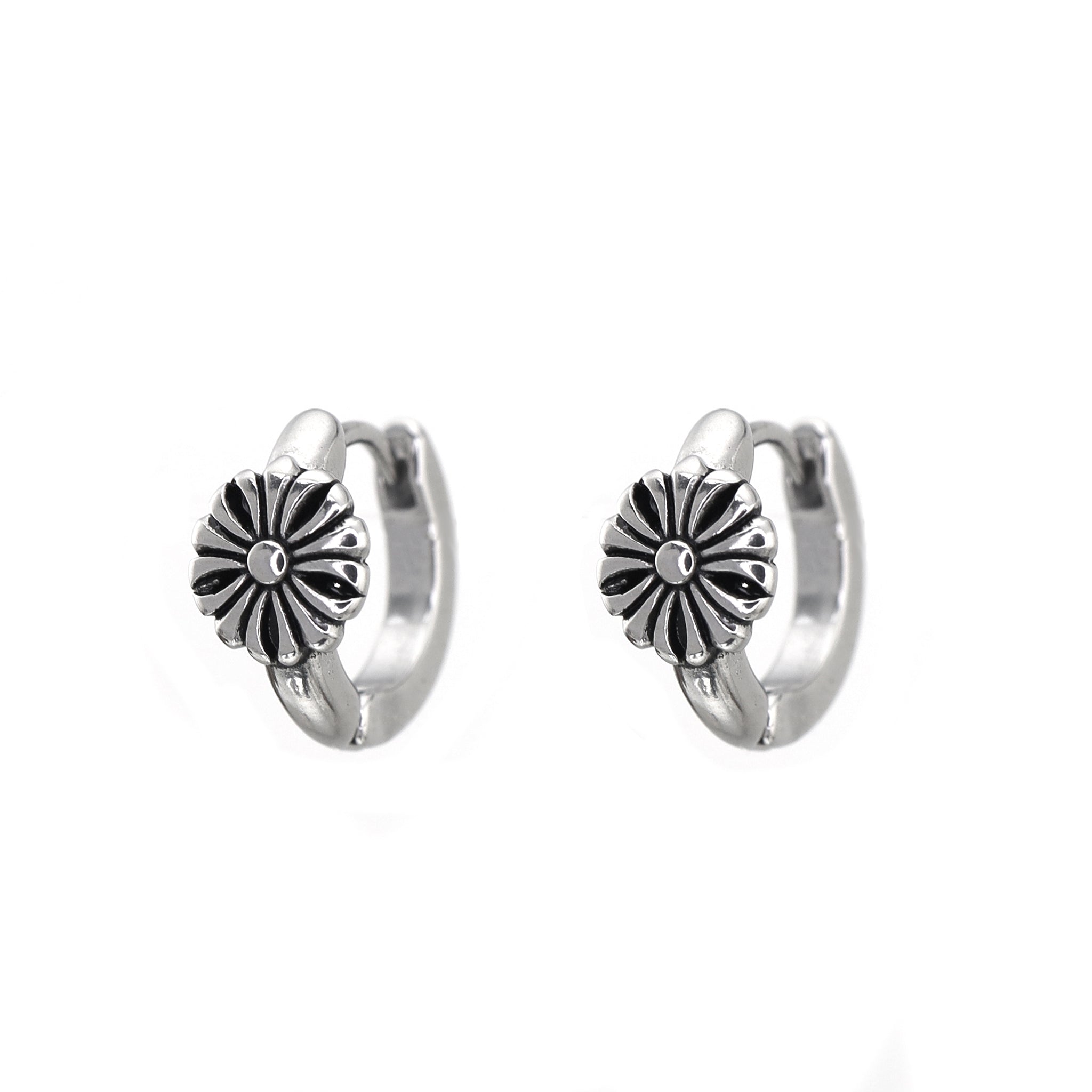 Vintage Sunflower stainless steel Earrings - Vintage Sunflower stainless steel Earrings - Set by CRUXJEWELRY
