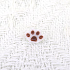 Paws & Purrs - Siamese Kitten & Fish 3D Earrings - Paws & Purrs - Siamese Kitten & Fish 3D Earrings - Paw / 6mm by CRUXJEWELRY