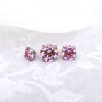 Luxurious Moissanite Flat Back Stud - Brilliant Implant Grade Titanium Ear & Lip Piercing