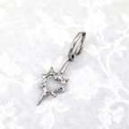Thorn Heart stainless steel Pendant Earring - Thorn Heart stainless steel Pendant Earring - Single by CRUXJEWELRY