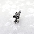 Gothic Cross Stainless Steel Ear Stud - Gothic Cross Stainless Steel Ear Stud - Single by CRUXJEWELRY