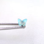 Colorful Resin Butterfly Internally Threaded Stud - Colorful Resin Butterfly Internally Threaded Stud - Blue / Single / 6mm by CRUXJEWELRY