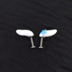 Paws & Purrs - Cute Cinnamoroll Titanium Ear Stud - Paws & Purrs - Cute Cinnamoroll Titanium Ear Stud - 6mm by CRUXJEWELRY