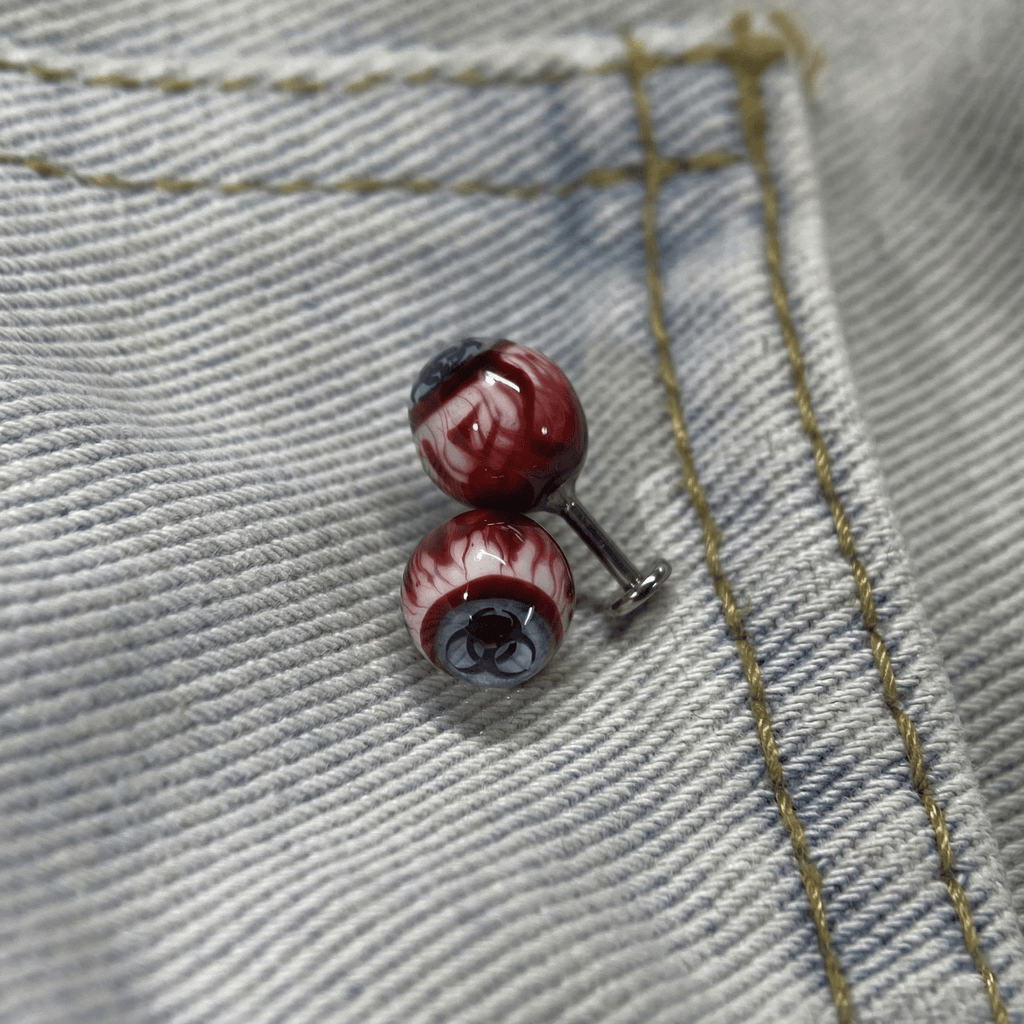 Cthulhu Eye - Toxic Protocol | Ear/Tongue/Lip Titanium Studs