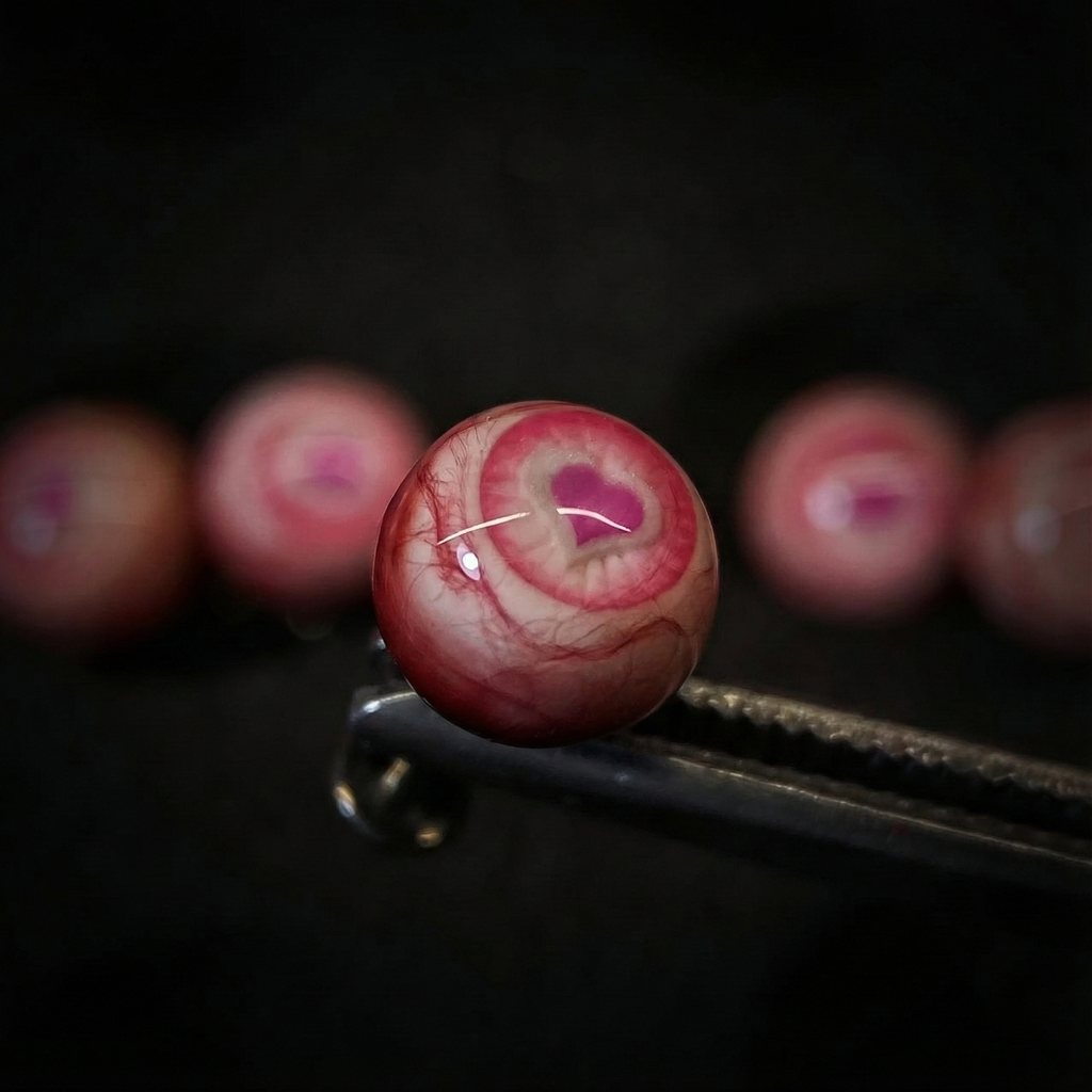 Cthulhu Eye - The Faith Heart | Ear/Tongue/Lip Titanium Studs