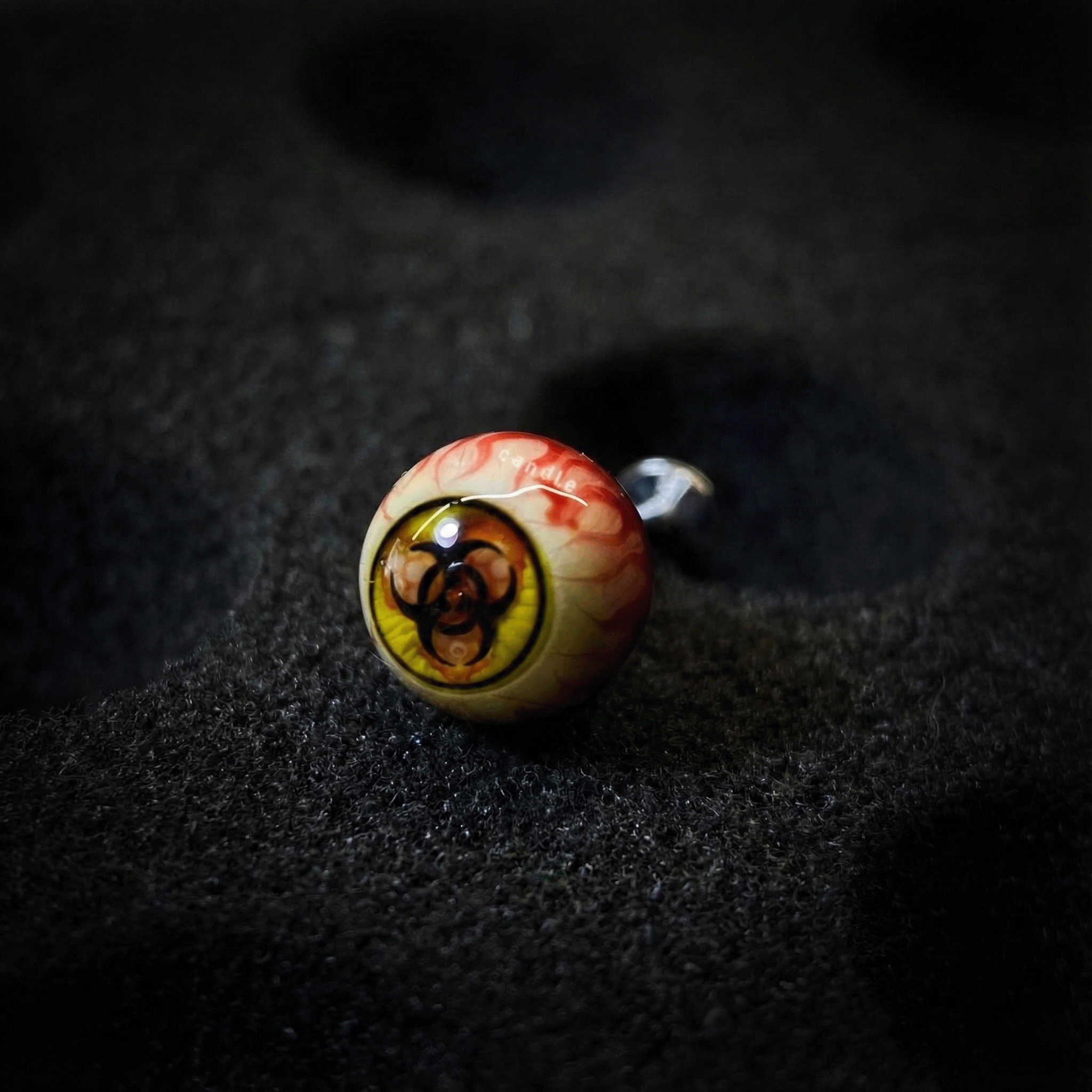 Cthulhu Eye - Toxic Protocol | Ear/Tongue/Lip Titanium Studs