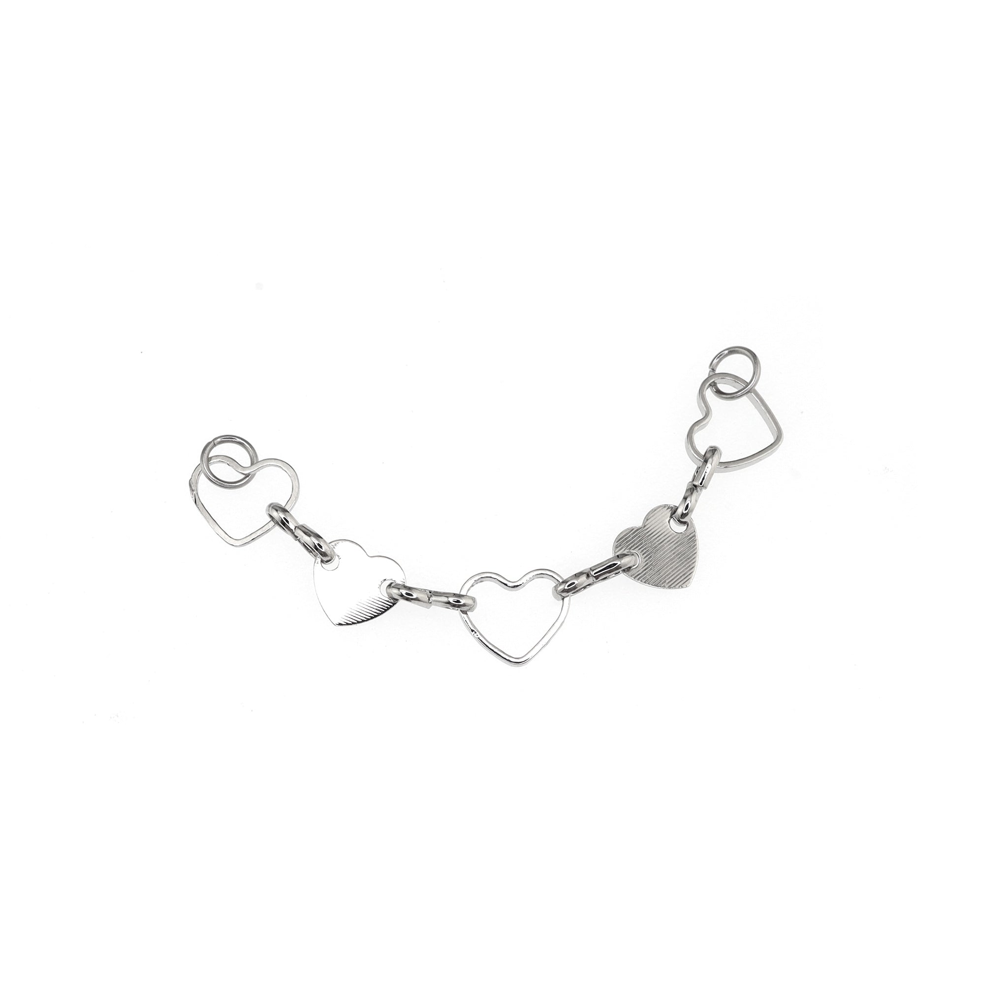 Openwork Heart Ear Chain - Openwork Heart Ear Chain - Heart Chain by CRUXJEWELRY
