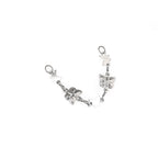 3D Silver Butterfly Ear Chain - 3D Silver Butterfly Ear Chain - Default Title by CRUXJEWELRY