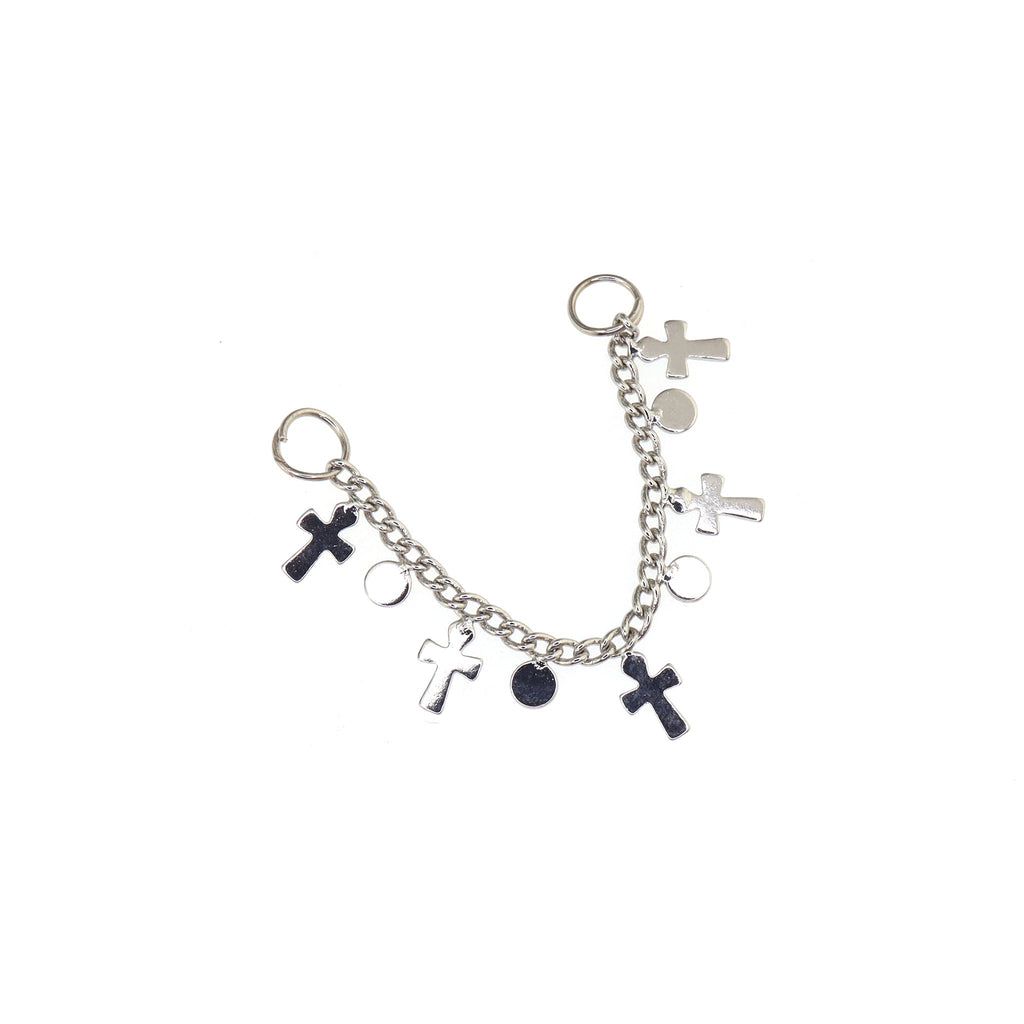 Metal Gotic Cross Stainless Steel Ear Chain - Metal Gotic Cross Stainless Steel Ear Chain - Cross Chain by CRUXJEWELRY