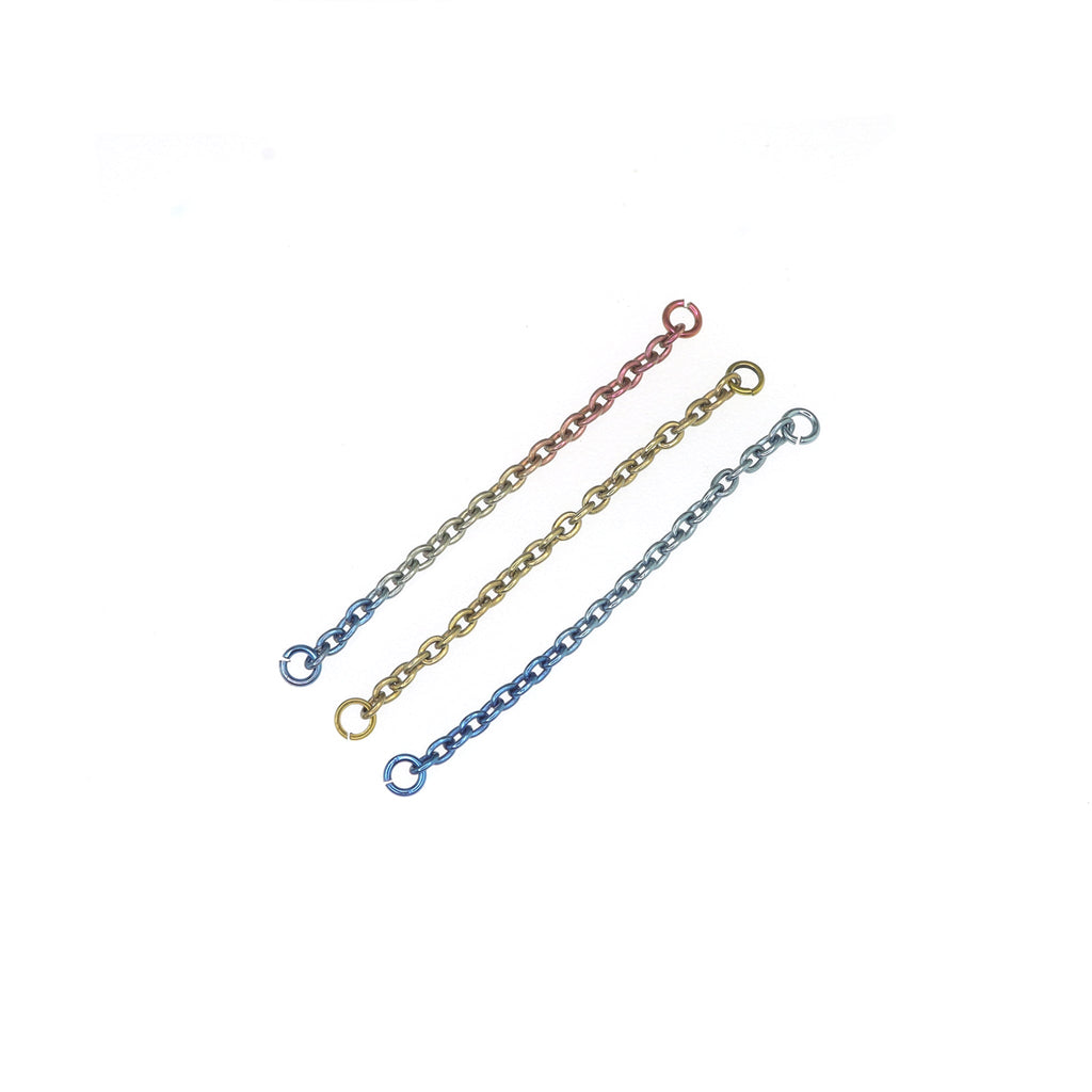 Y2K Double Lip & Nose Chain - Y2K Double Lip & Nose Chain - Gold by CRUXJEWELRY