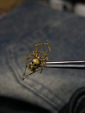 Dark Fantasy Spider Stud Earrings | Bloody Eyeball & Bone Skull