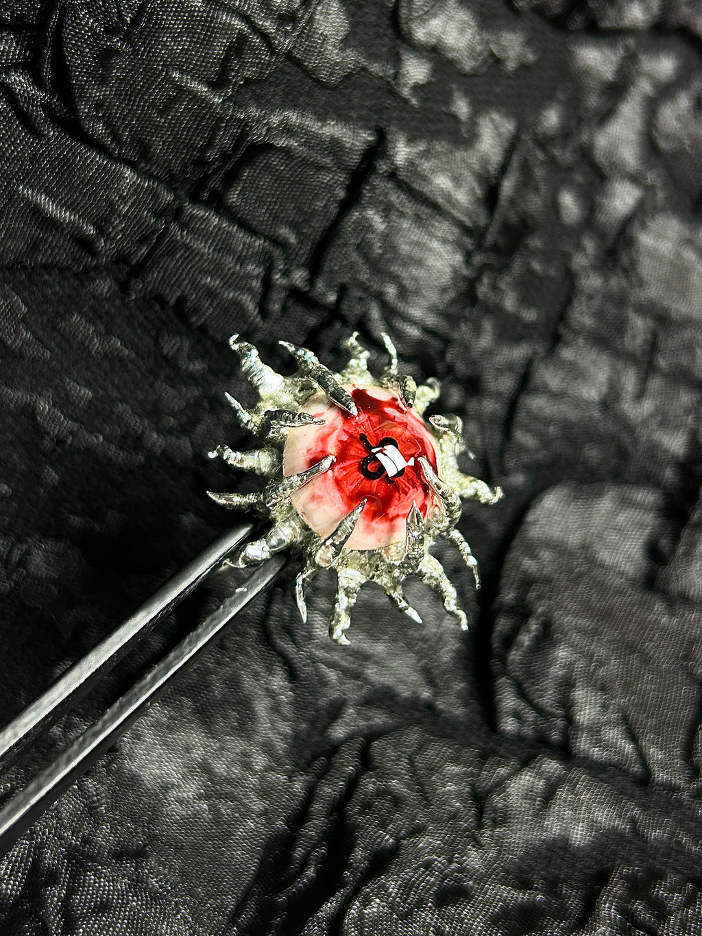 Cthulhu Eye - Irregular Edge Bloody Ring - Cthulhu Eye - Irregular Edge Bloody Ring - Default Title by CRUXJEWELRY