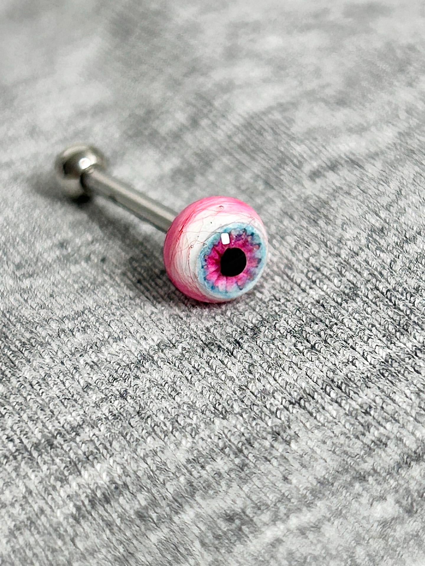 Cthulhu Eye - Dopamine Rush Eyeball｜Ear/Tongue/Lip Titanium Studs